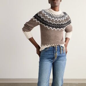 ✨ CHLOE fall 2024 fair isle sweater